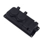 Black rubber double surface mount hermetic socket 250V, 16A, IP44, SCHUKO 2P+Z, 2KMP-F, Bylion