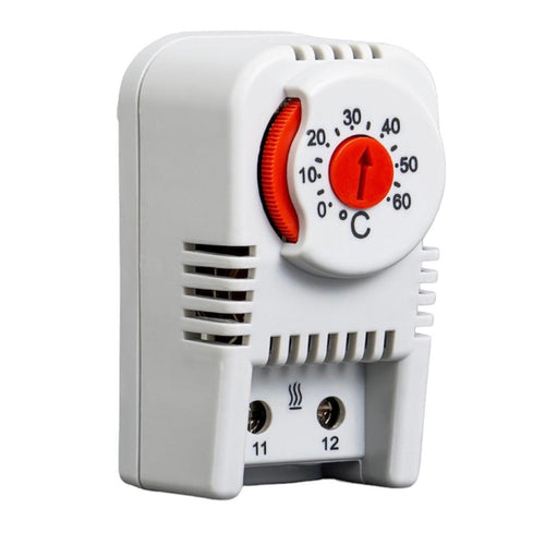 Bimetallic thermostat 0-60C NC, PTHT, Plastim