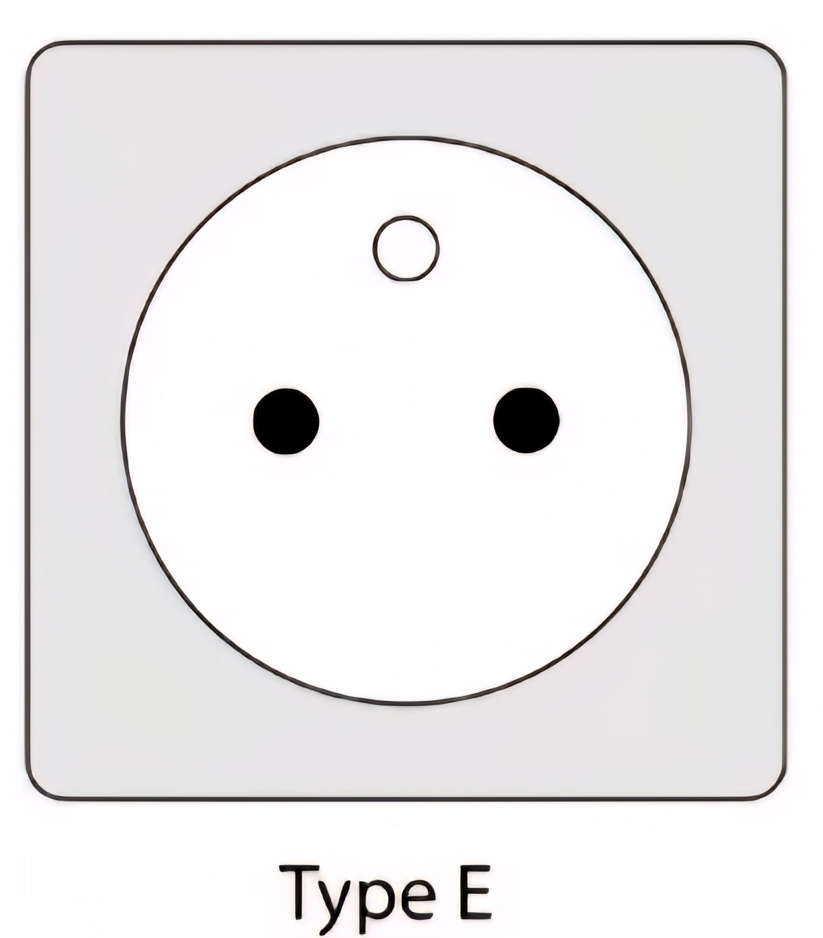 Tomada 3x, tipo francês E, tomada tripla de "borracha" preta com tampa hermética IP44 250V, 16A, 2P+Z, 3KMP-E, Bylion