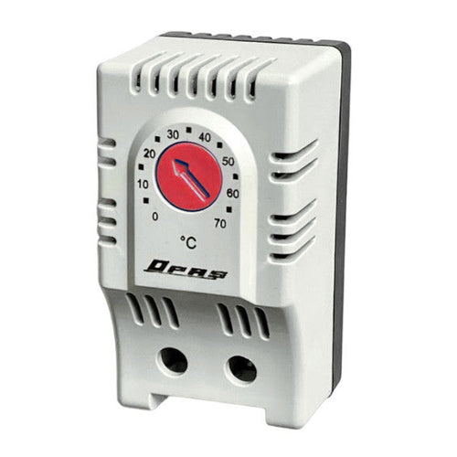 Bimetallic thermostat NC switching, switchable, range 0-60°C - temperature switches